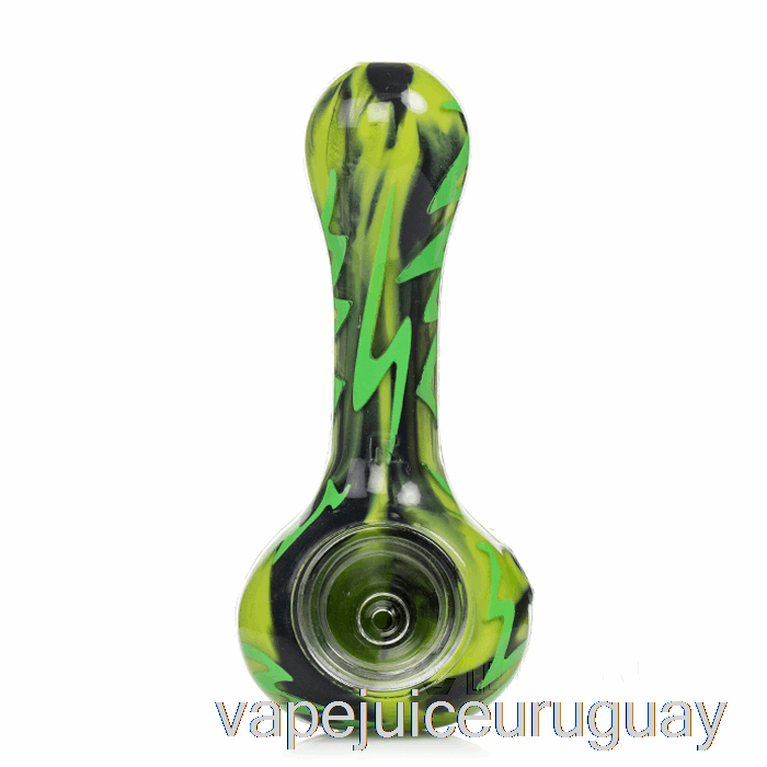 Eyce Oraflex Switchback Cuchara De Silicona Criatura Verde (negro / Verde Lima) Vape Recargable